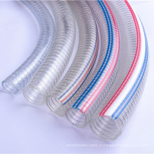 Tuyau en plastique renforcé rigide en spirale de 2 pouces